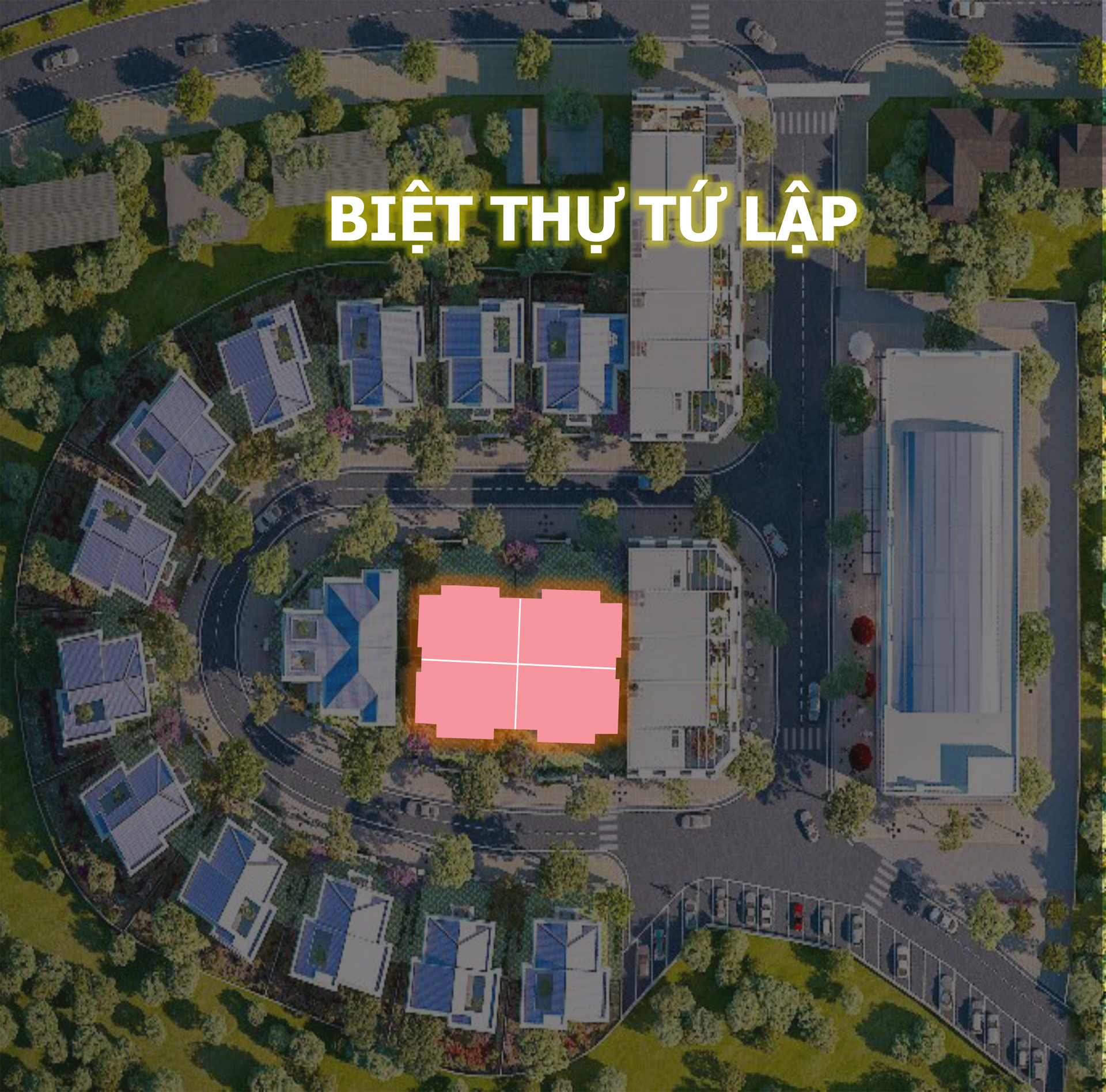 Biệt thự Tứ lập Melinh Plaza Yên Bái