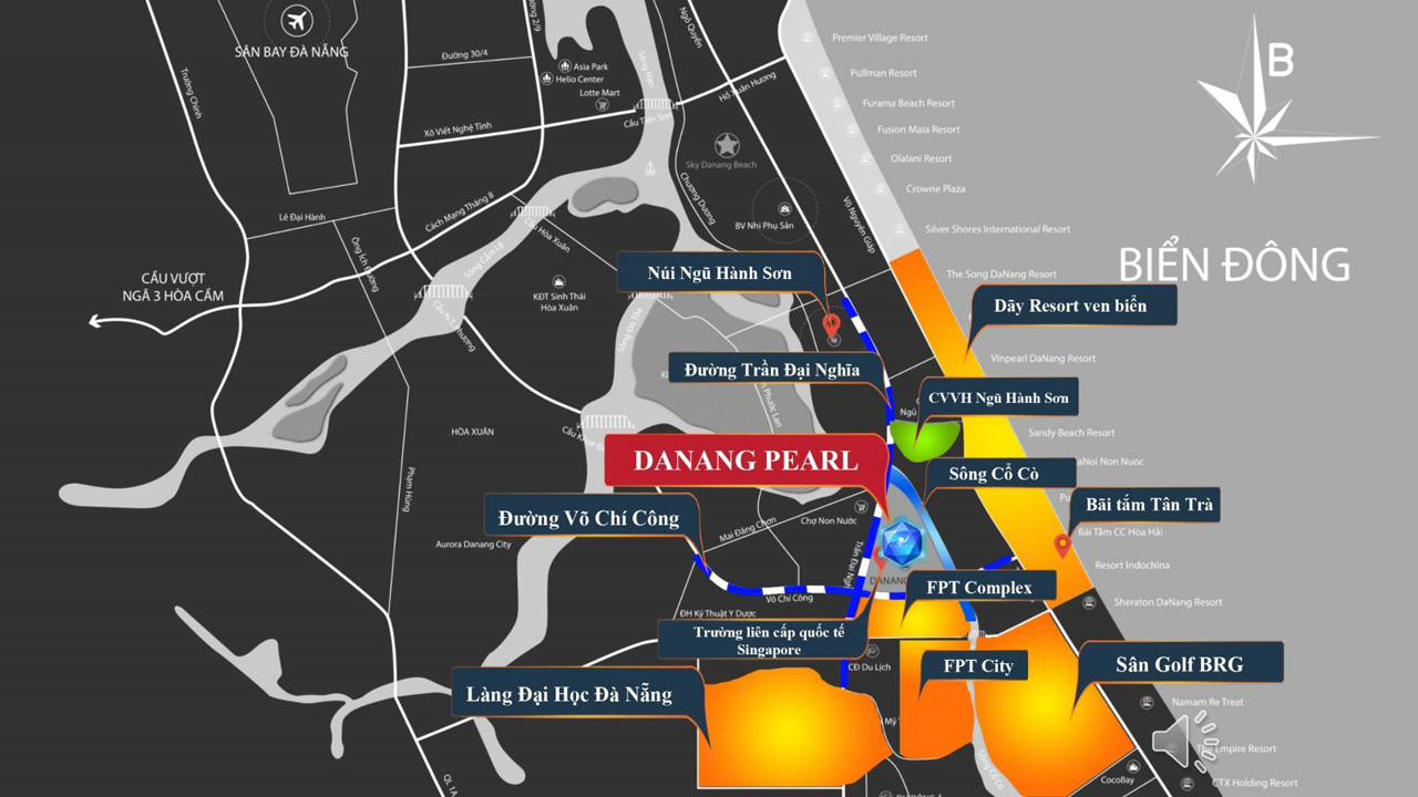 Vị trí dự án Regal One Complex Đà Nẵng