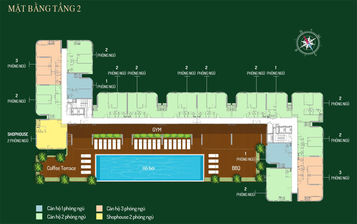 Mằng bằng Stella Icon - Tầng 2
