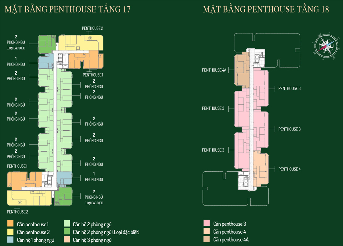 Mặt bằng Stella Icon - Tầng Penthouse