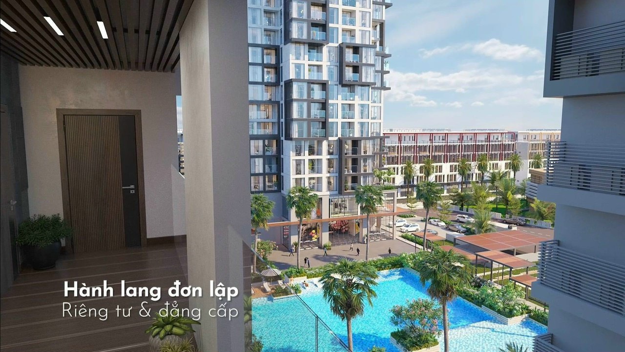 Hành lang căn hộ Mer Vista Casilla đơn lập