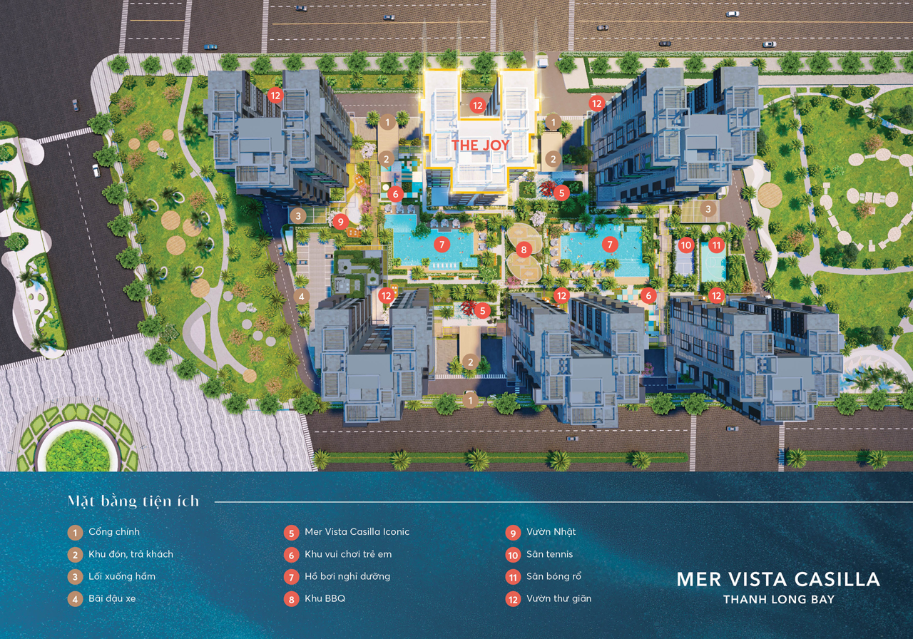 Mặt bằng tổng thể dự án Thanh Long Bay