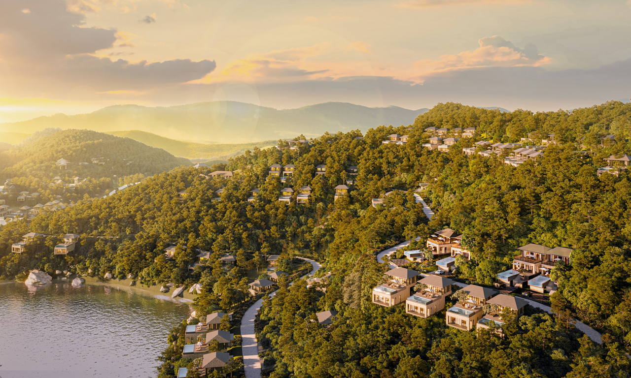 View toàn cảnh dự án The Forest Villas Hòa Bình