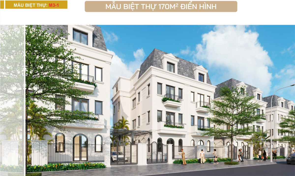 Mẫu biệt thự Solasta Mansion 170m²
