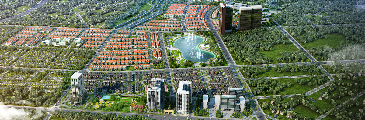 Tổng thể khu đô thị Dương Nội