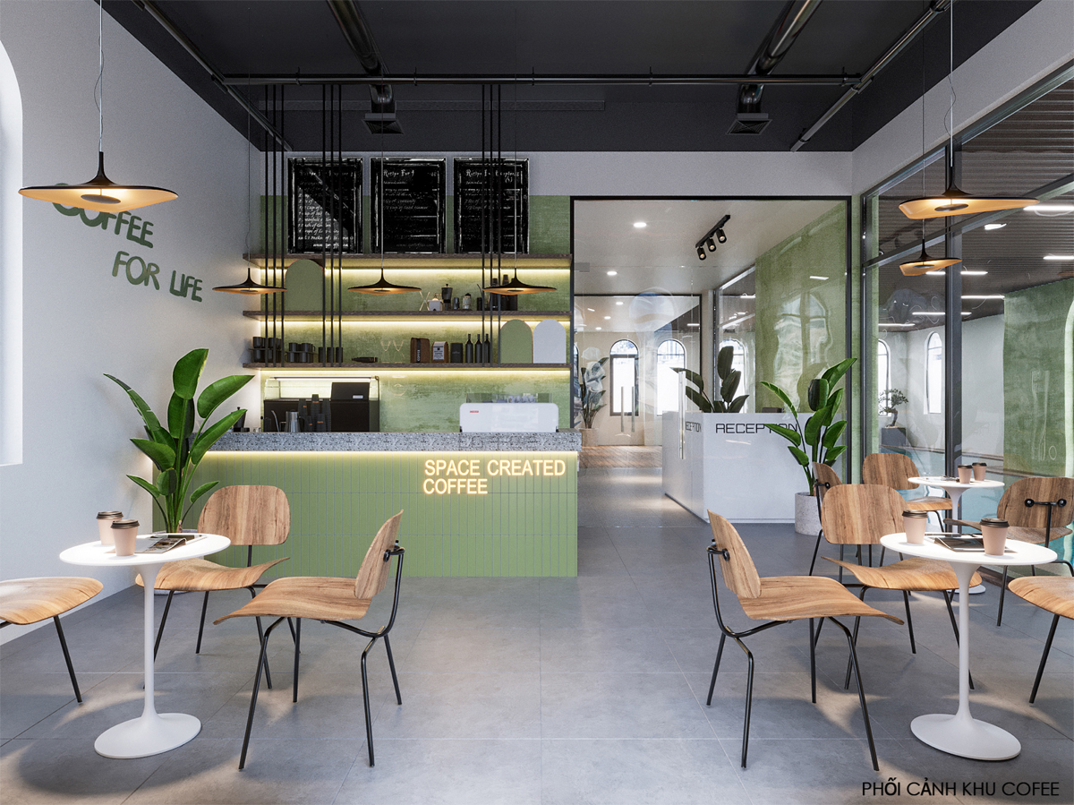 Khu coffee - Tiện ích Clubhoure Salasta Mansion