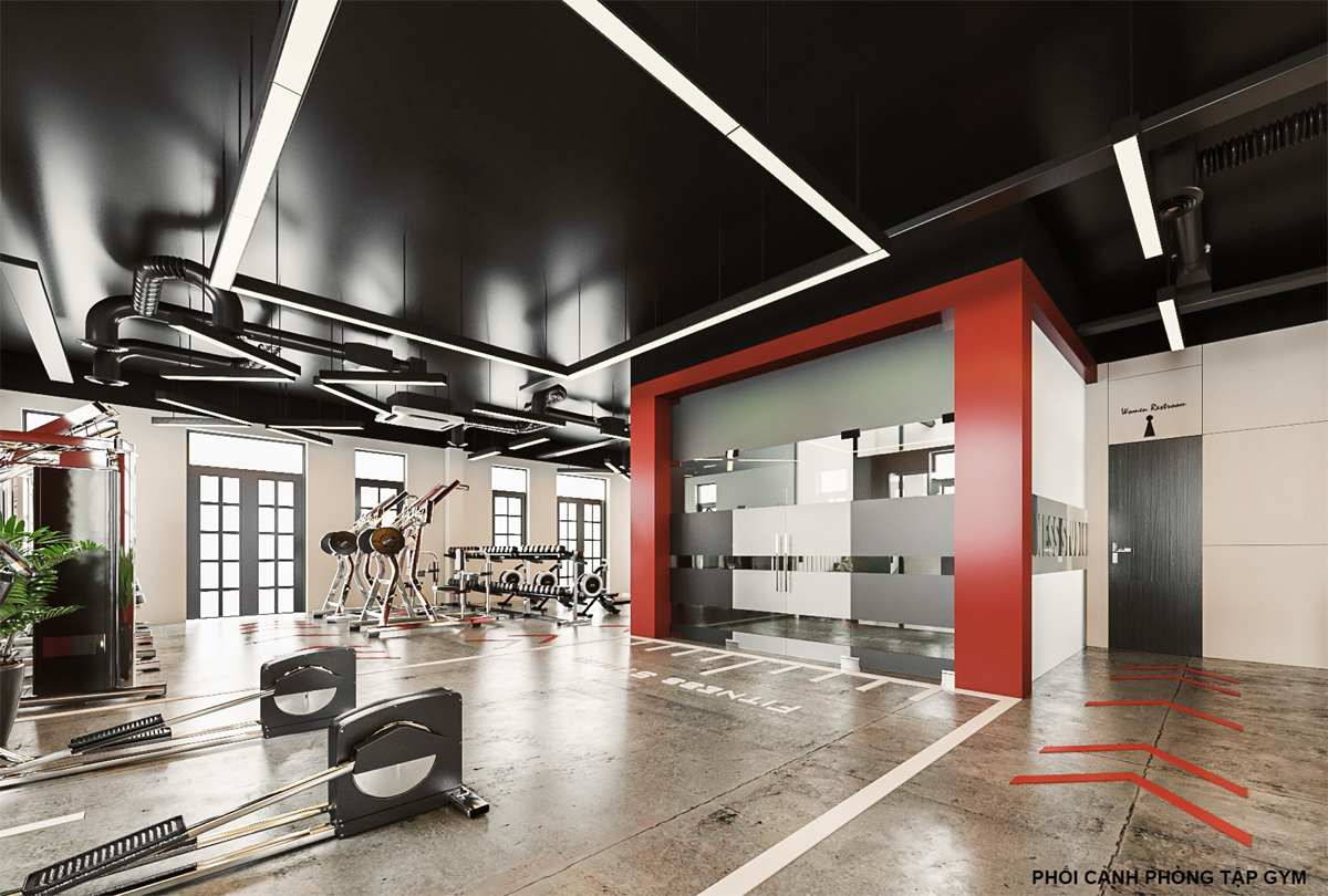 Phòng tập gym - Tiện ích Clubhoure Salasta Mansion