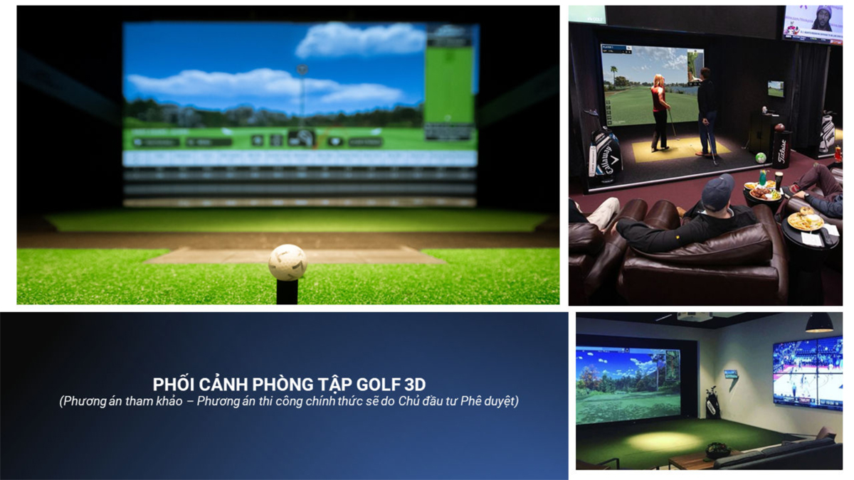 Phòng tập golf - Tiện ích Clubhoure Salasta Mansion