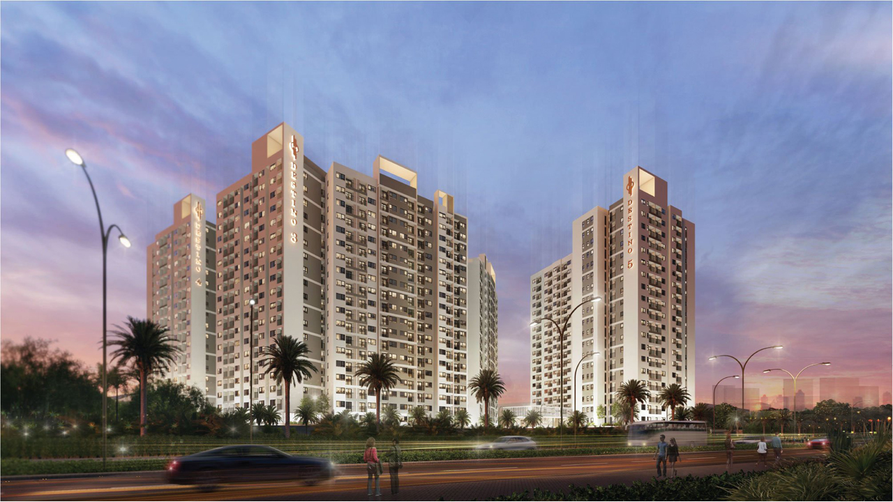 Phối cảnh dự án Destino Centro Bến Lức