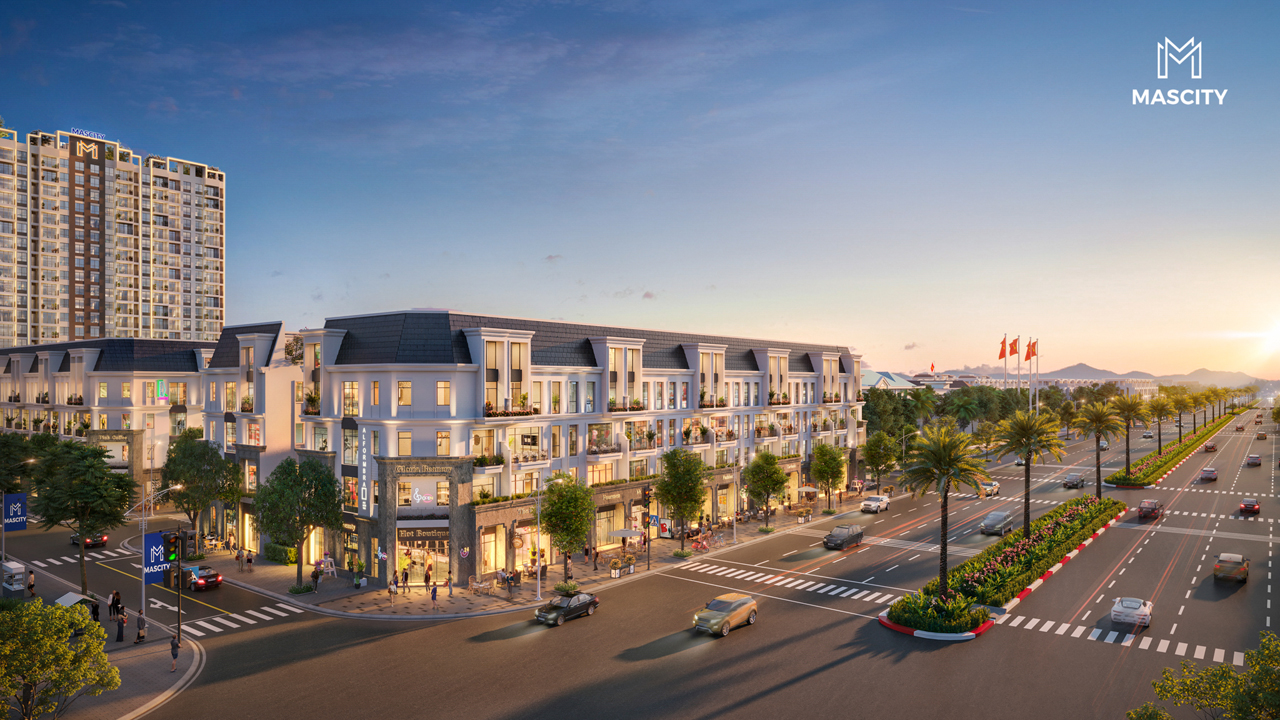 Shophouse Mascity Bắc Giang 2 mặt tiền
