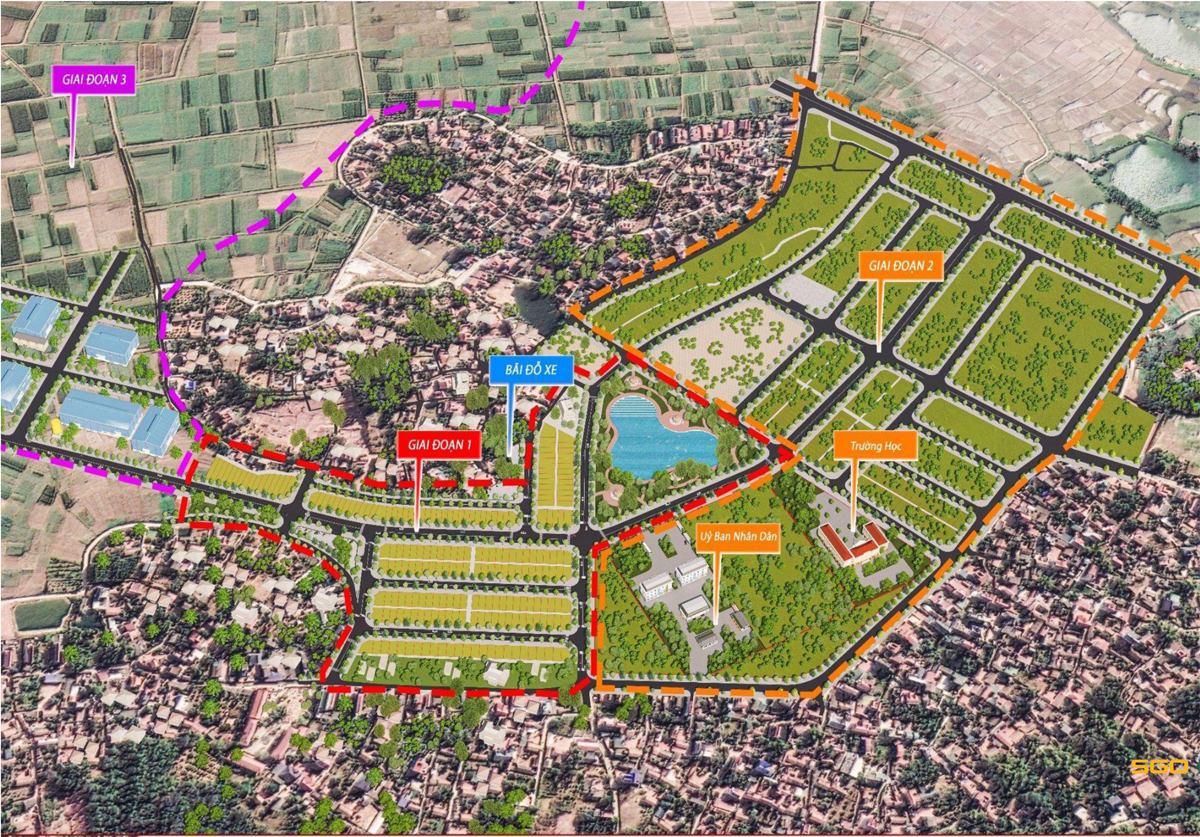 Mặt bằng phân lô Xuân Hương Lake Side